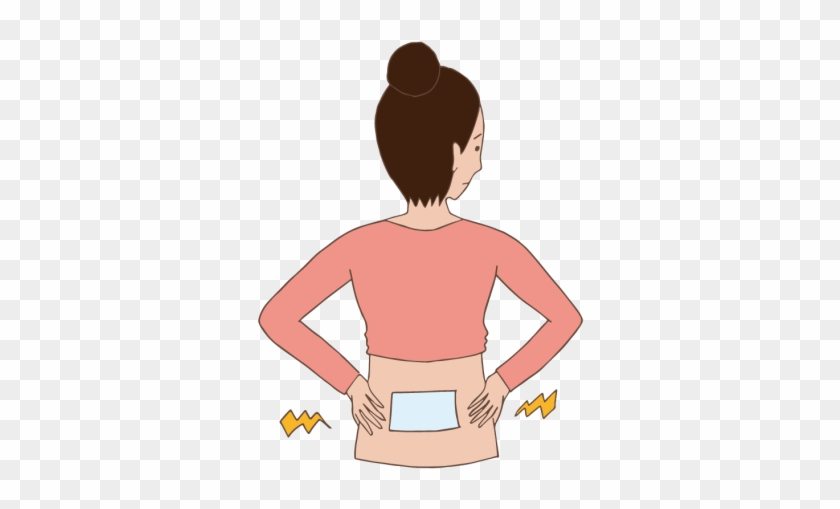 A Woman With Low Back Pain - Illustration #761355