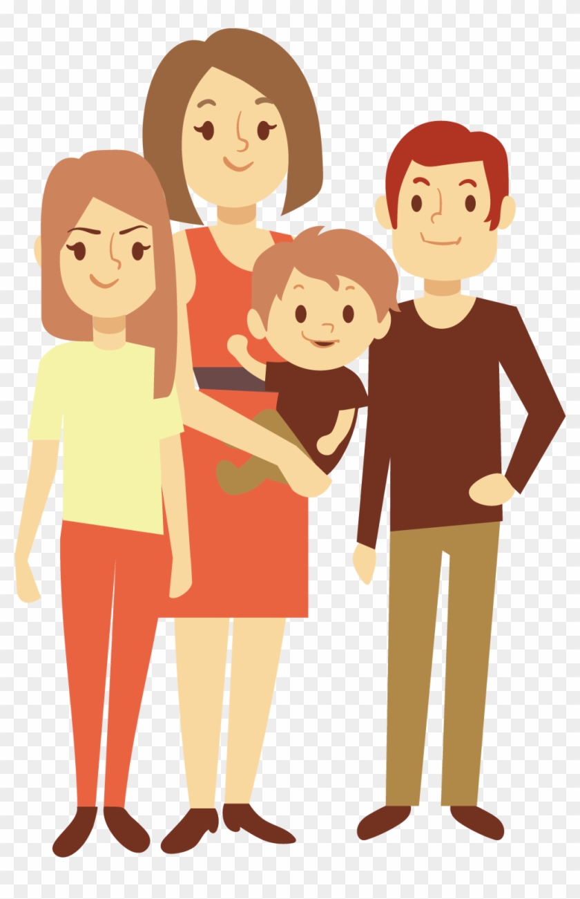 Nuclear Family Euclidean Vector Child Illustration - Different Types Of Families #761392