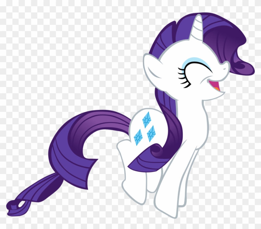My Little Pony Friendship Is Magic Wiki - My Little Pony Rarity Happy #761479