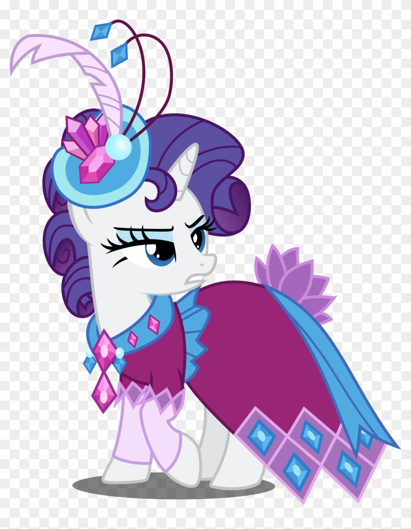 Rarity Is So Fab - My Little Pony Rarity Dress - Free Transparent PNG  Clipart Images Download