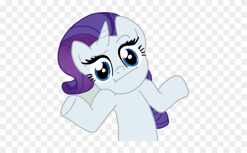 Rarity Shrug By Glitterypencils - Rarity Shrug #761530