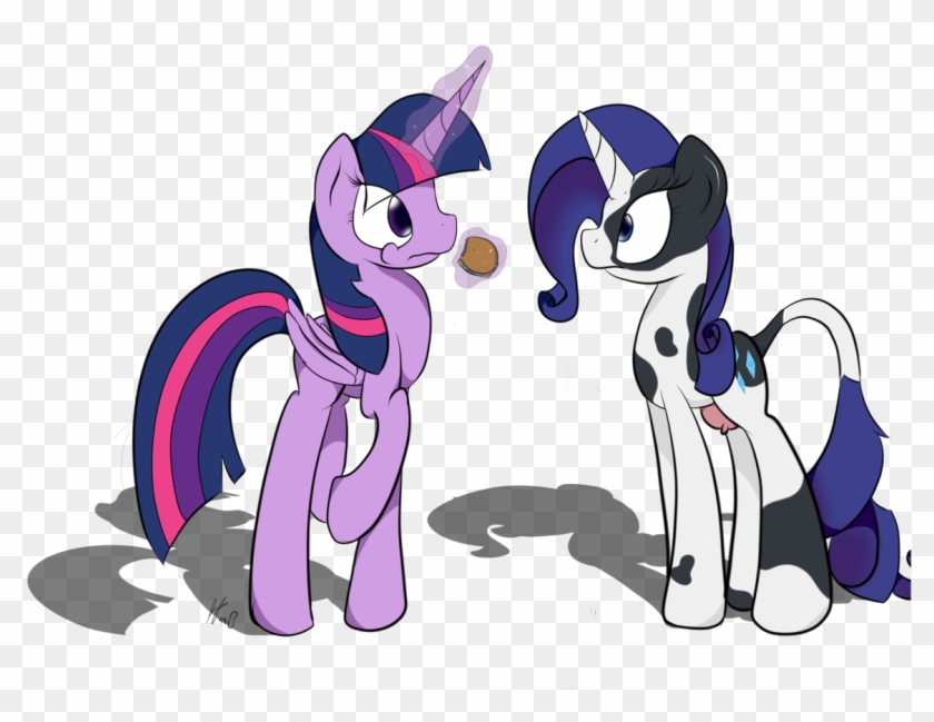 Rainbowpotato98, Burger, Cow, Cowified, Funny, Raricow, - Twilight Sparkle #761545