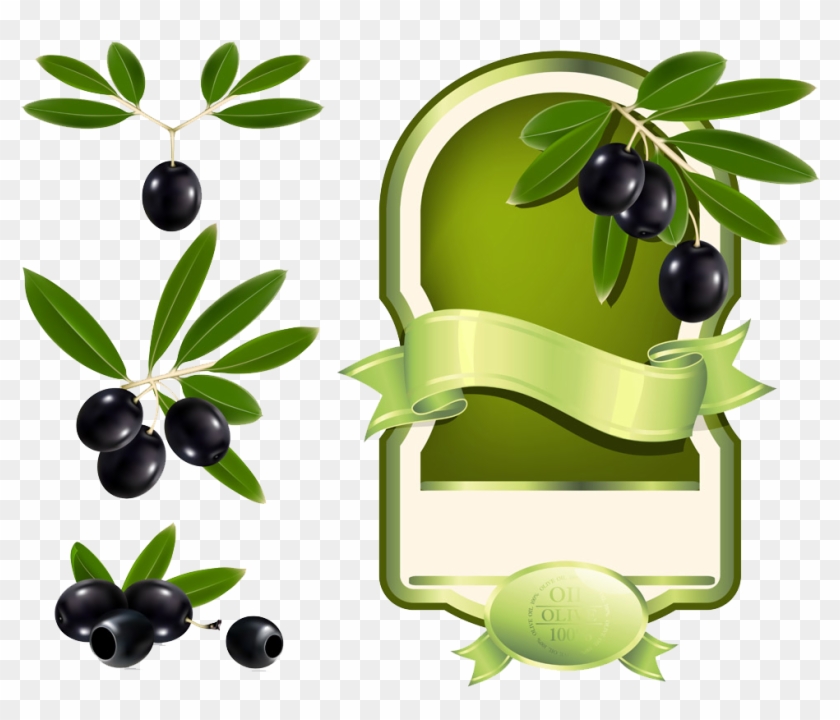 Olive Oil Label Clip Art - Olive Oil Label Template #761556