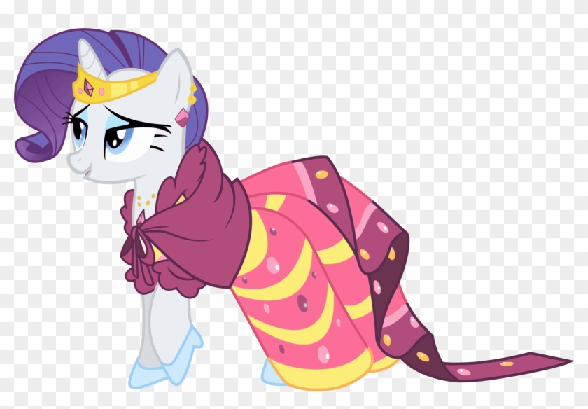 Rarity Vector 3 By Regolithx-d4i5hn4 - Mlp Rarity Gala Dress #761557