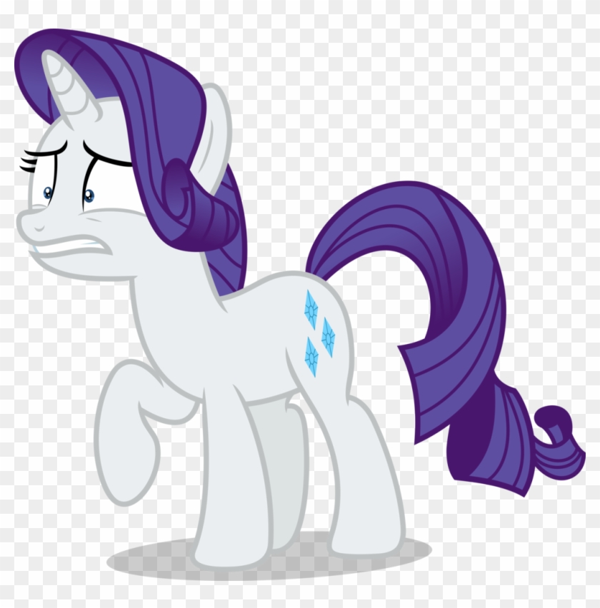 Mlp Fim Rarity - My Little Pony Rarity Worried #761583