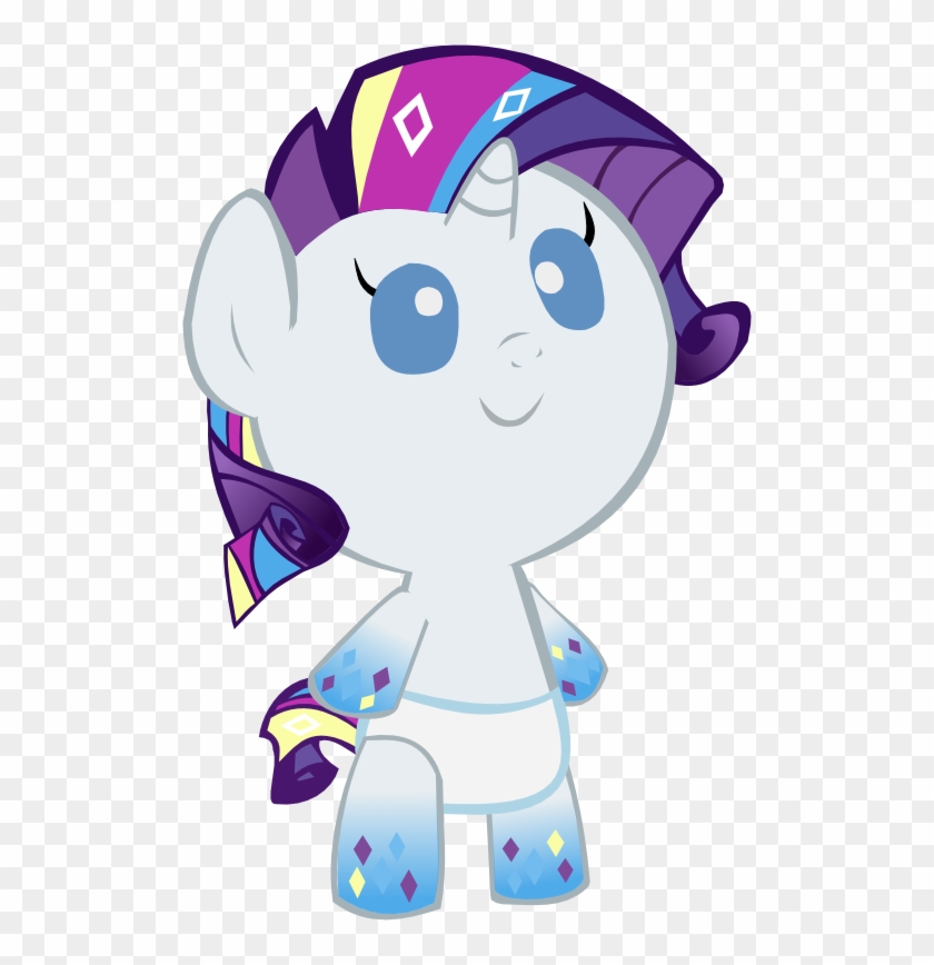 Cute Rainbow Power Rarity - My Little Pony Rarity Bebek #761600