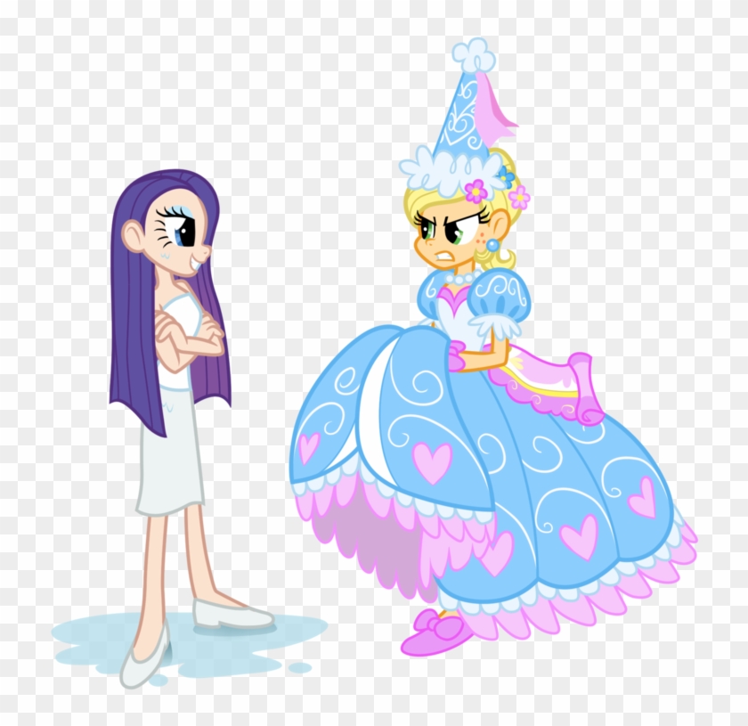 Applejack And Rarity - Apple Jack Dress Human #761652