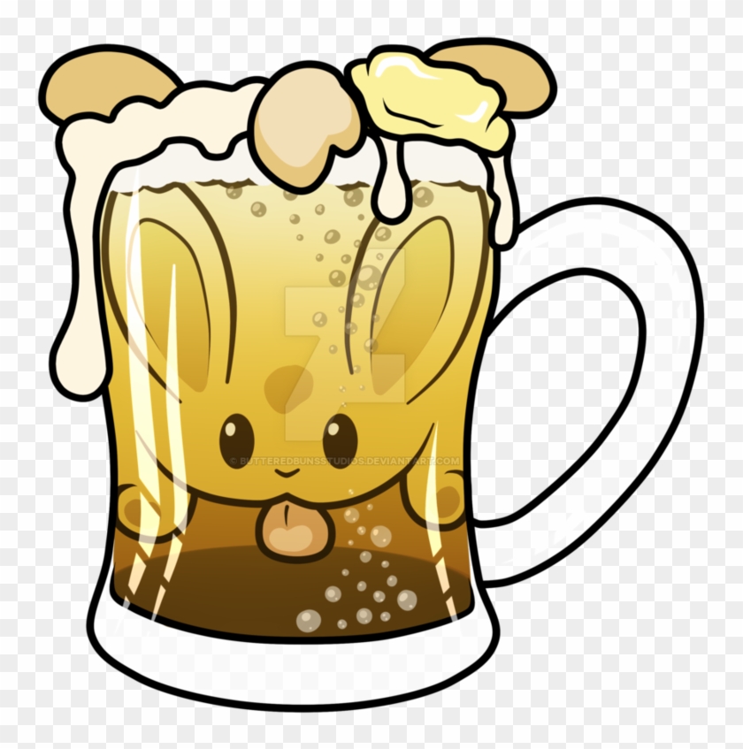 Butter Beer Bun By Butteredbunsstudios - Butter Beer Cartoon #761731