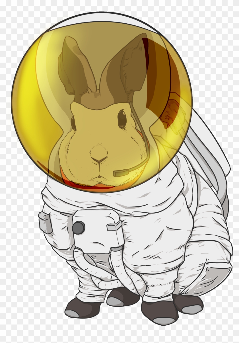 Astronaut Bun [redbubble Link] By Amyannie14 - Rabbit Astronaut Graphic T-shirt #761758