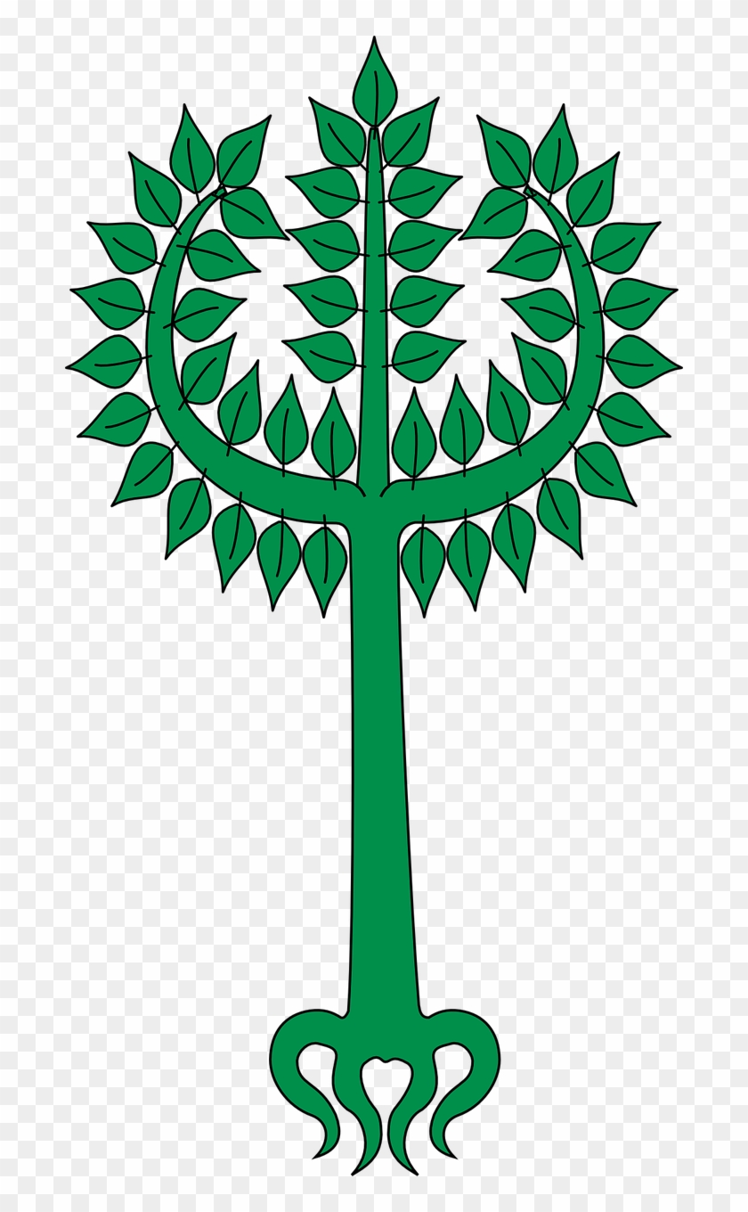 Tree Heraldic Symbol Design Png Image - Fischman's Liquors Chicago #761798