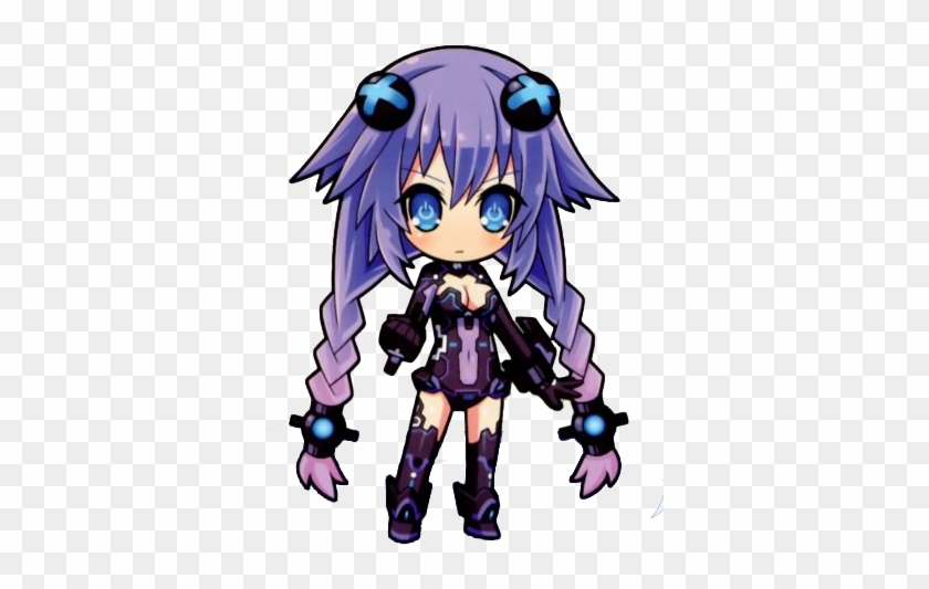 Purple Heart Gamipic V - Hyperdimension Neptunia Purple Heart Chibi #761834