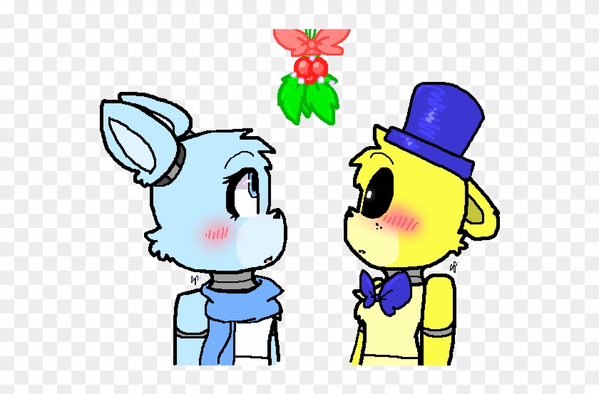 Frosty And Goldie By Jordie-bun - Golden Freddy X Bon Bon #761842