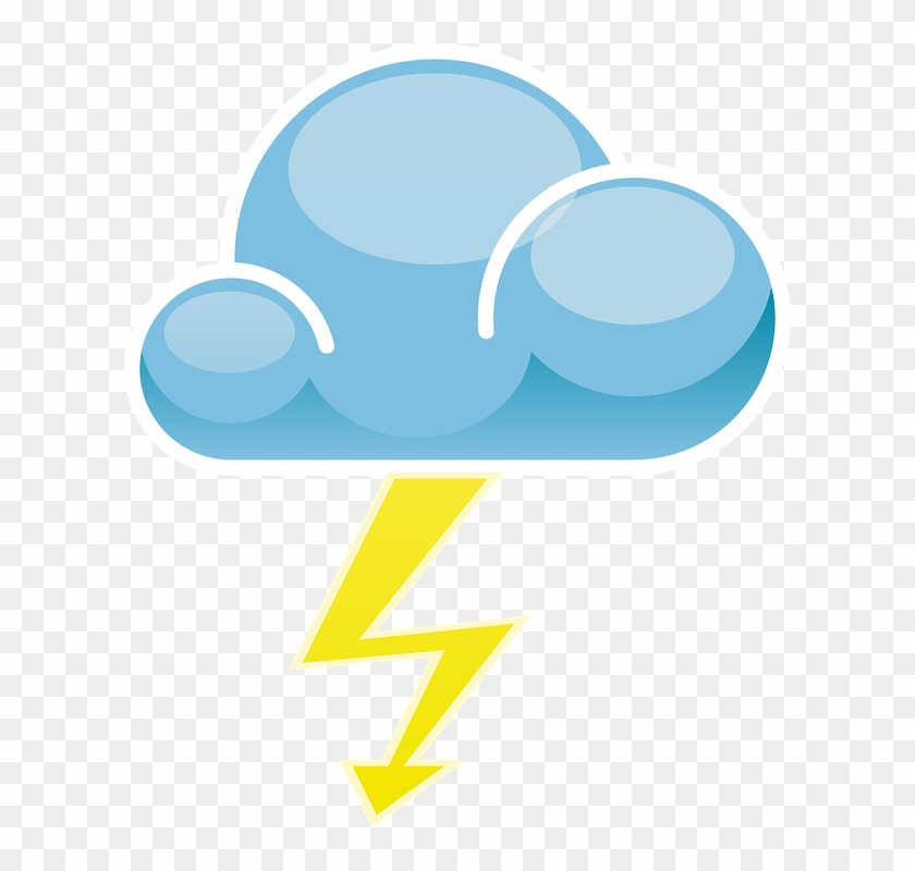 Blitz Cliparts 8, Buy Clip Art - Thunder And Lightning Symbol #761918