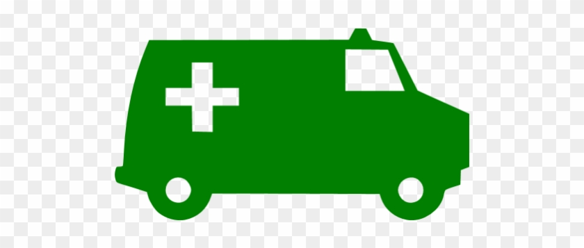 Green Clipart Ambulance - Blue Ambulance Icon Png #761930