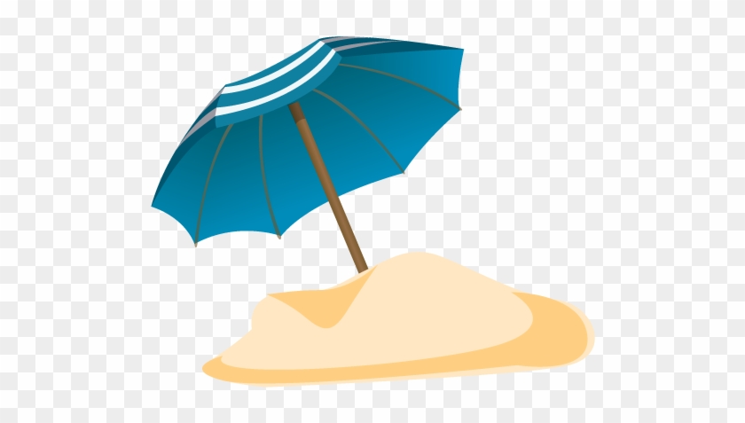 Bucket And Scoop Beach Toys With Sand Icons - Parasol Clipart #761942