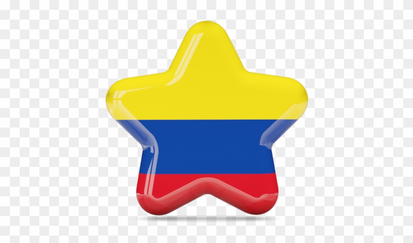 Illustration Of Flag Of Colombia - Colombia Flag Star #761977
