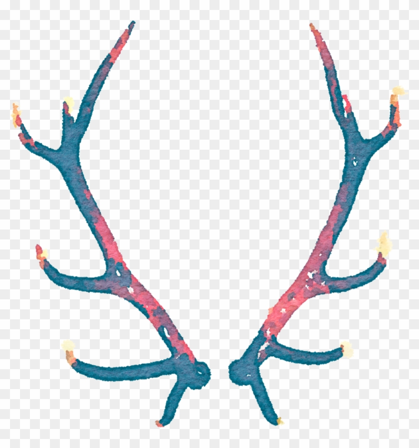 Free Png Watercolor Antler Use Freely By Anjelakbm - Horn Of A Stag #762049