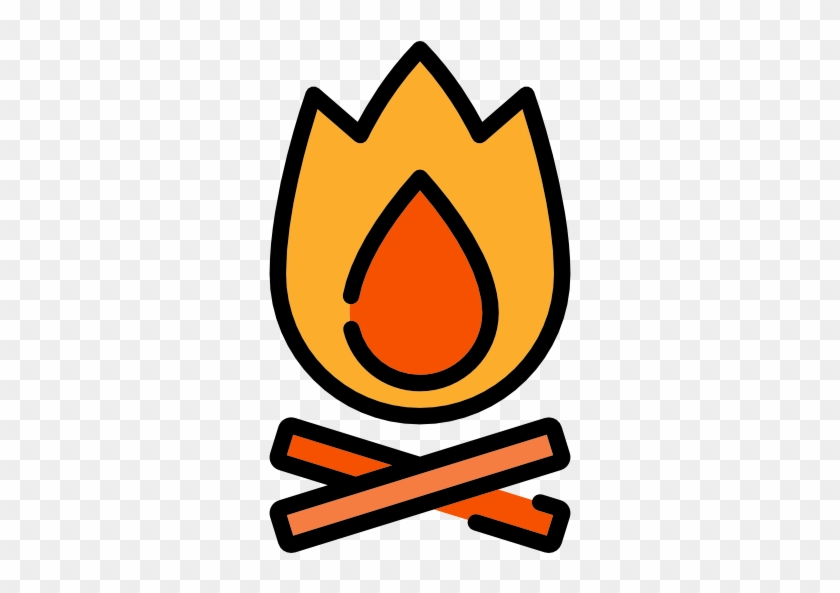 Bonfire Halloween Scalable Vector Graphics Icon - Human Torch Logo #762069