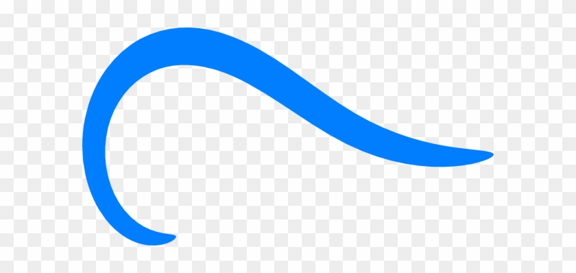 Curved Blue Line Png #762091
