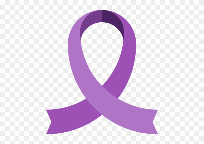 Purple Ribbon Free Icon - Circle #762189