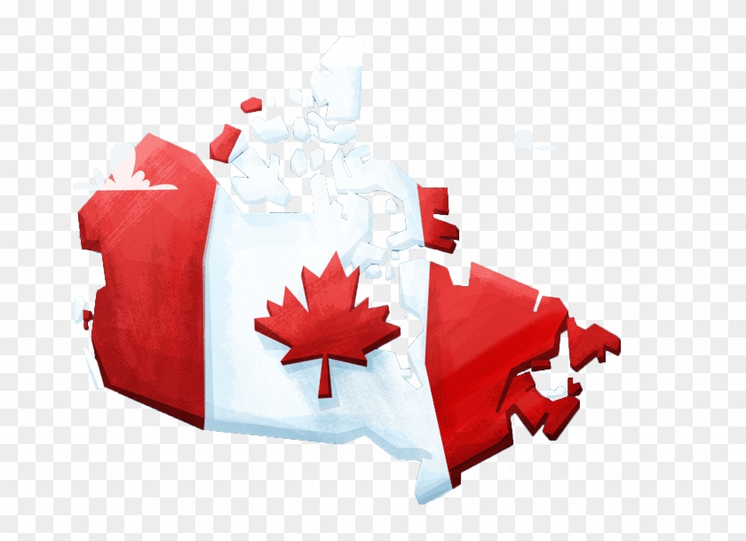 Flag Of Canada Maple Leaf - Canada Flag Png #762210