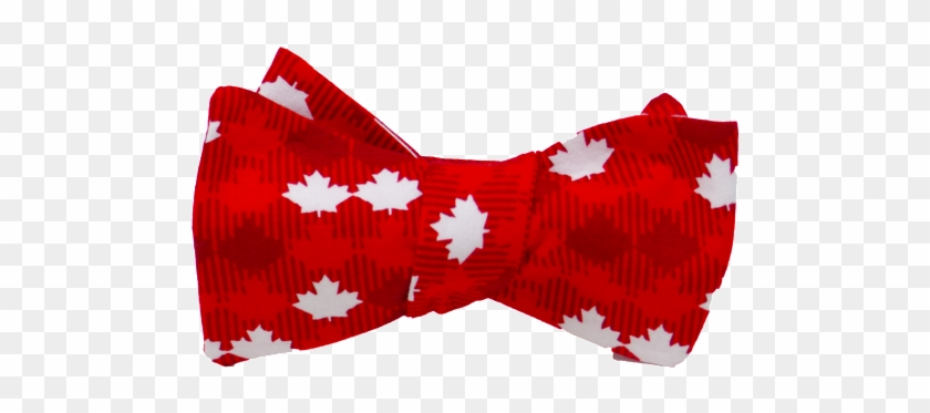Canada Maple Leaf Bow Tie - Canada Bowtie Png #762217