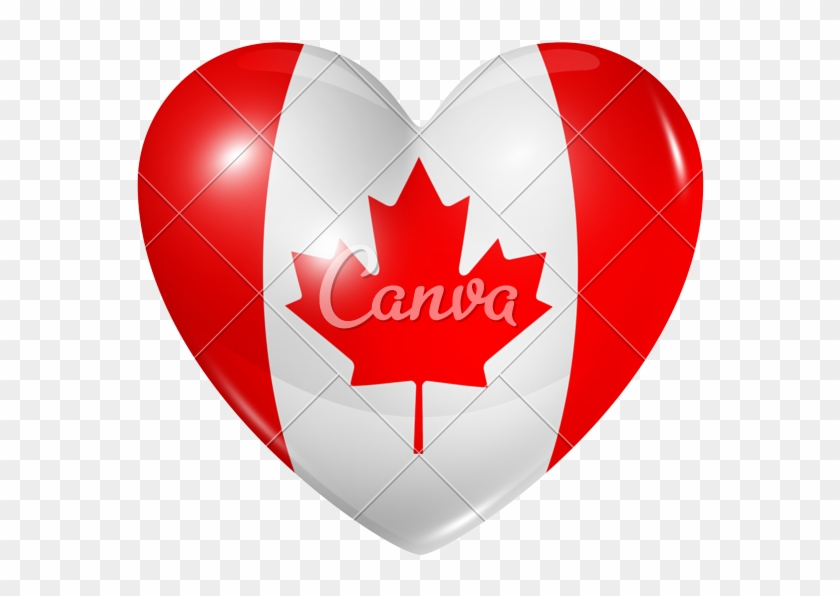 Love Canada, Heart Flag Icon - Royal Canadian Navy Flag #762288