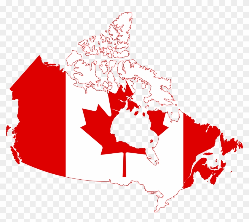 Canadian Clipart - Canada Flag On Land #762291