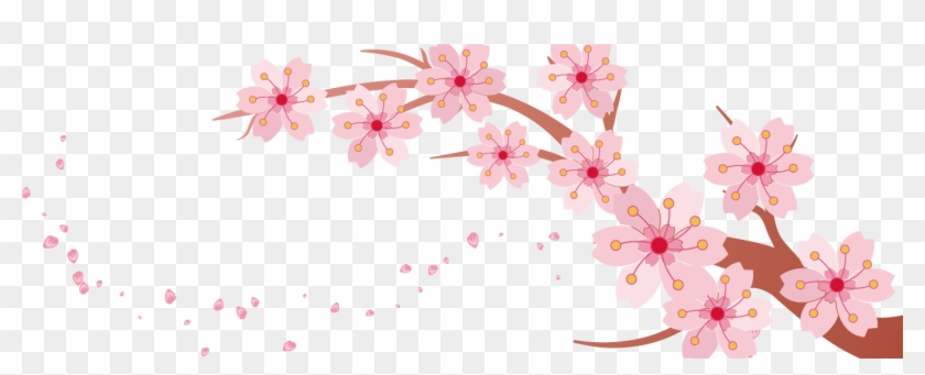 Cherry Blossom Banner - Cherry Blossom Clipart Transparent #762410