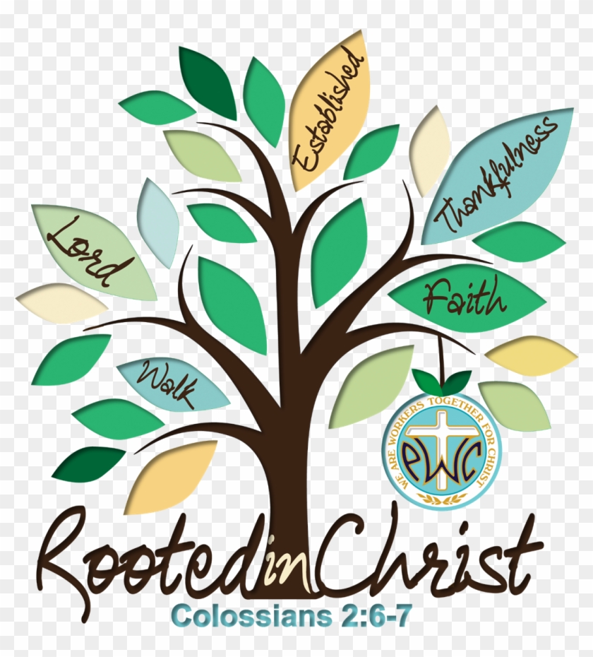 Rooted In Christ Logo Flat Withpin - Construction #762863