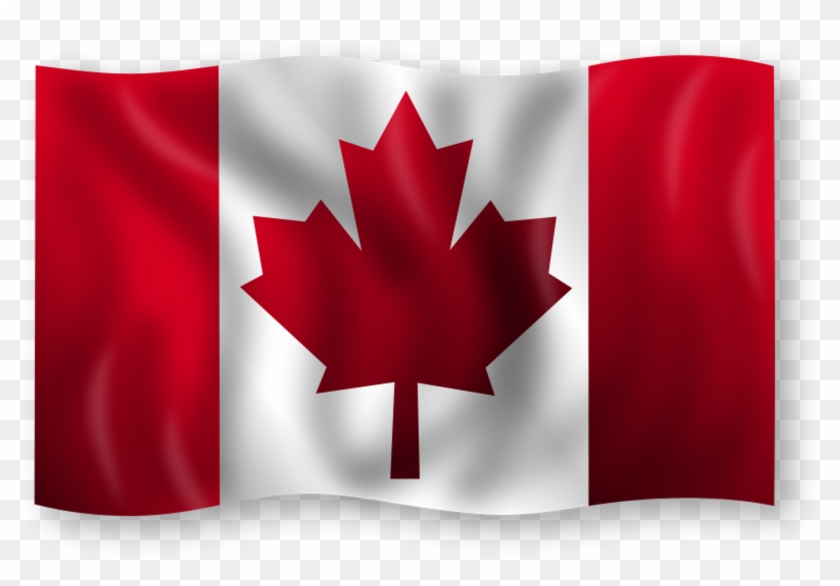 New Leaves Free Canadian Flag 8 - Waving Canadian Flag Clip Art #762884
