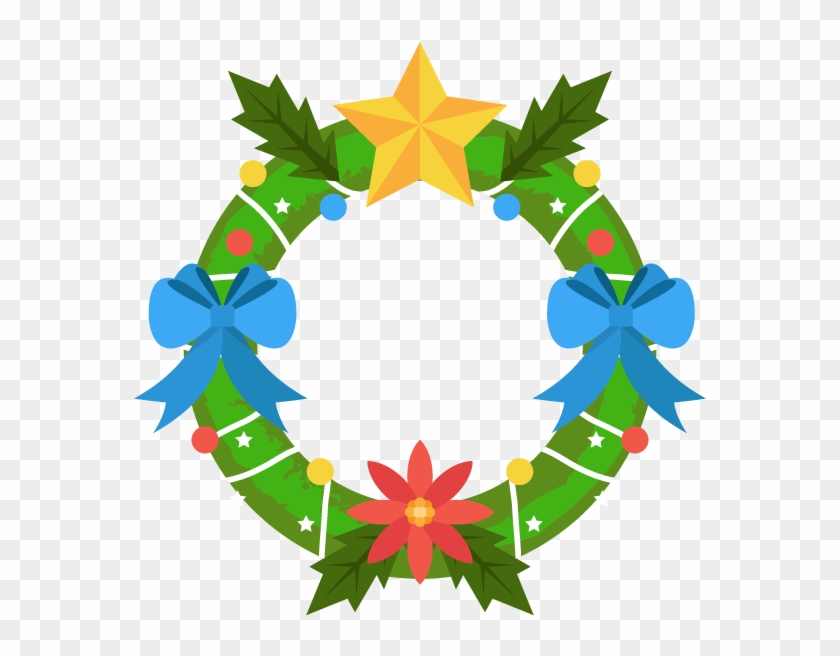 Christmas Ornament Garland Wreath Clip Art - Christmas Ornament Garland Wreath Clip Art #762910