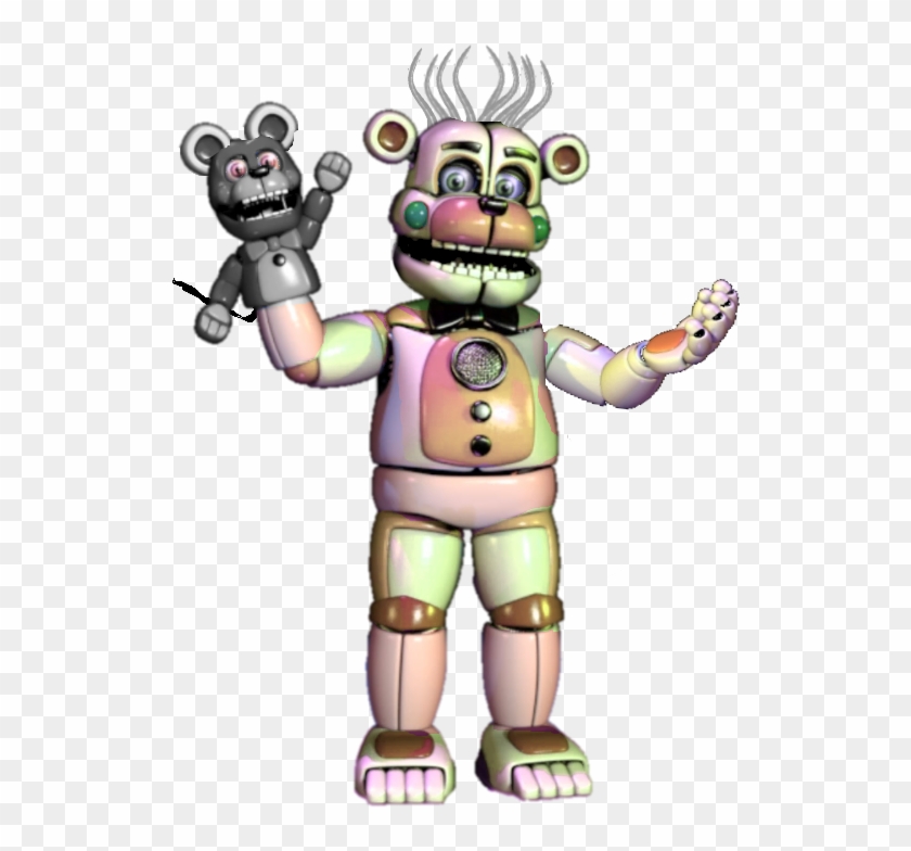 Funtime Wil With Mousey Puppet By Spiderboygames - Fnaf Funtime Freddy No Bonbon #763070