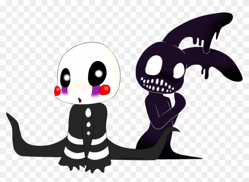 World Puppet And World Sbonnie By Novaliz - Shadow Bonnie And Puppet #763082