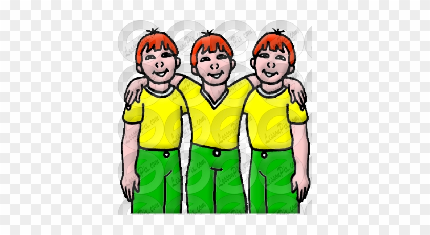 Triplets Picture - Triplets Clipart #763287