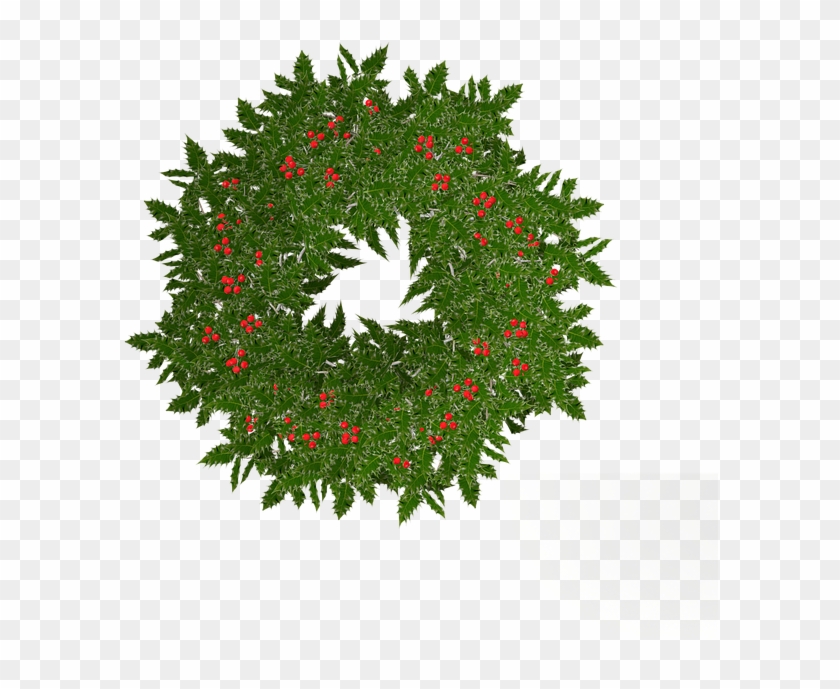Evergreen Garland Cliparts - Wreath #763316