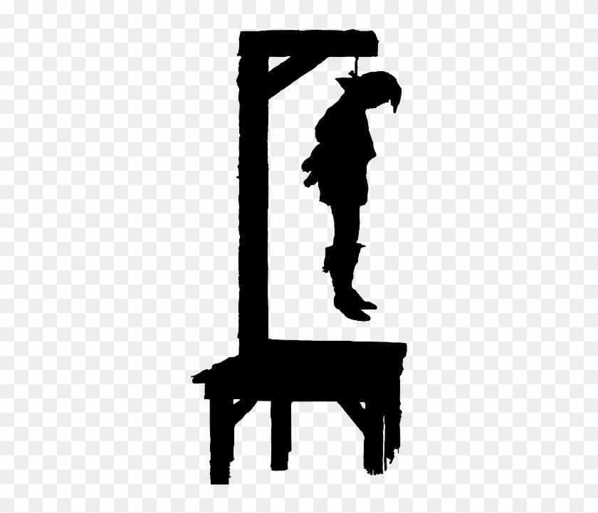 Man, Silhouette, Law, Person, Cartoon, Hung - Unforgivable Miscarriages Of Justice #763365