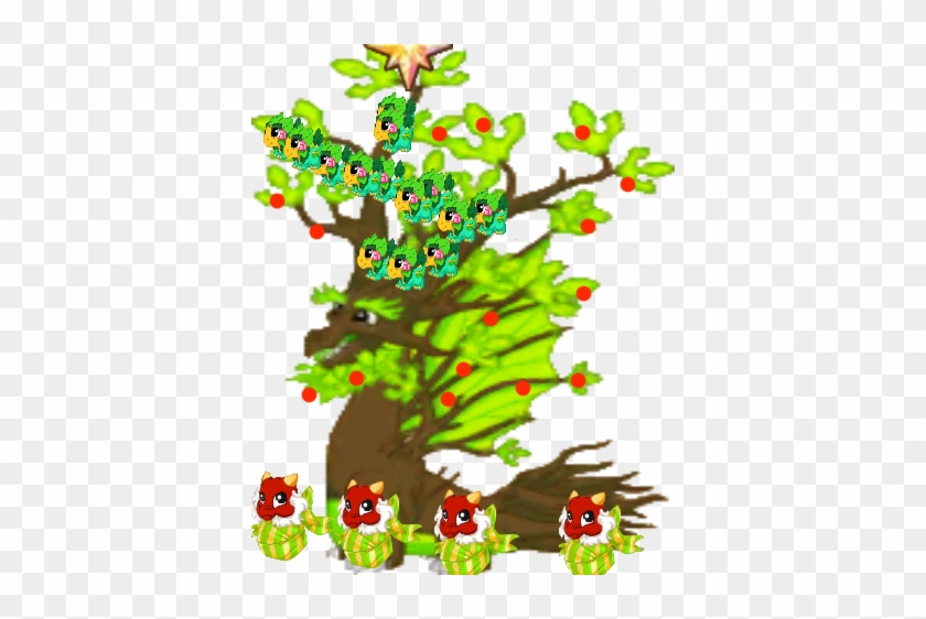 Garland On The Christmas Tree - Garland On The Christmas Tree #763379