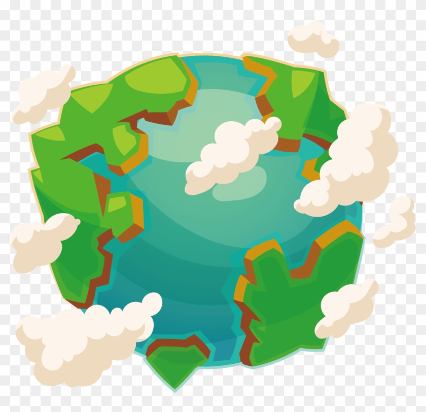 Earth Euclidean Vector - Playeras Con El Planeta Tierra #763414