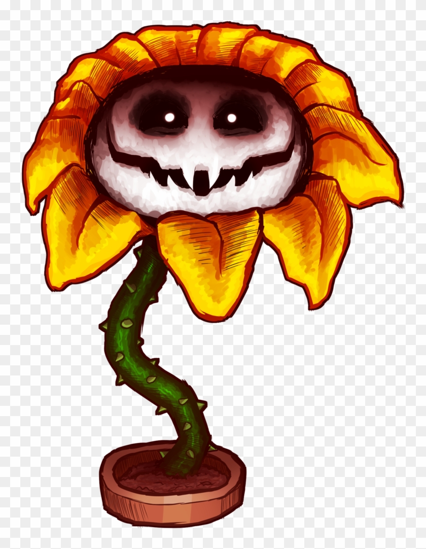 Flowey By Kotomory - Undertale Flowey Assustador - Free Transparent PNG  Clipart Images Download