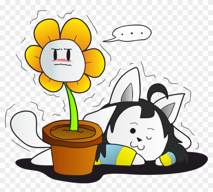 Temmie Annoys Flowey By Ilovegir64 On Deviantart - Temmie Annoys Flowey By Ilovegir64 On Deviantart #763506