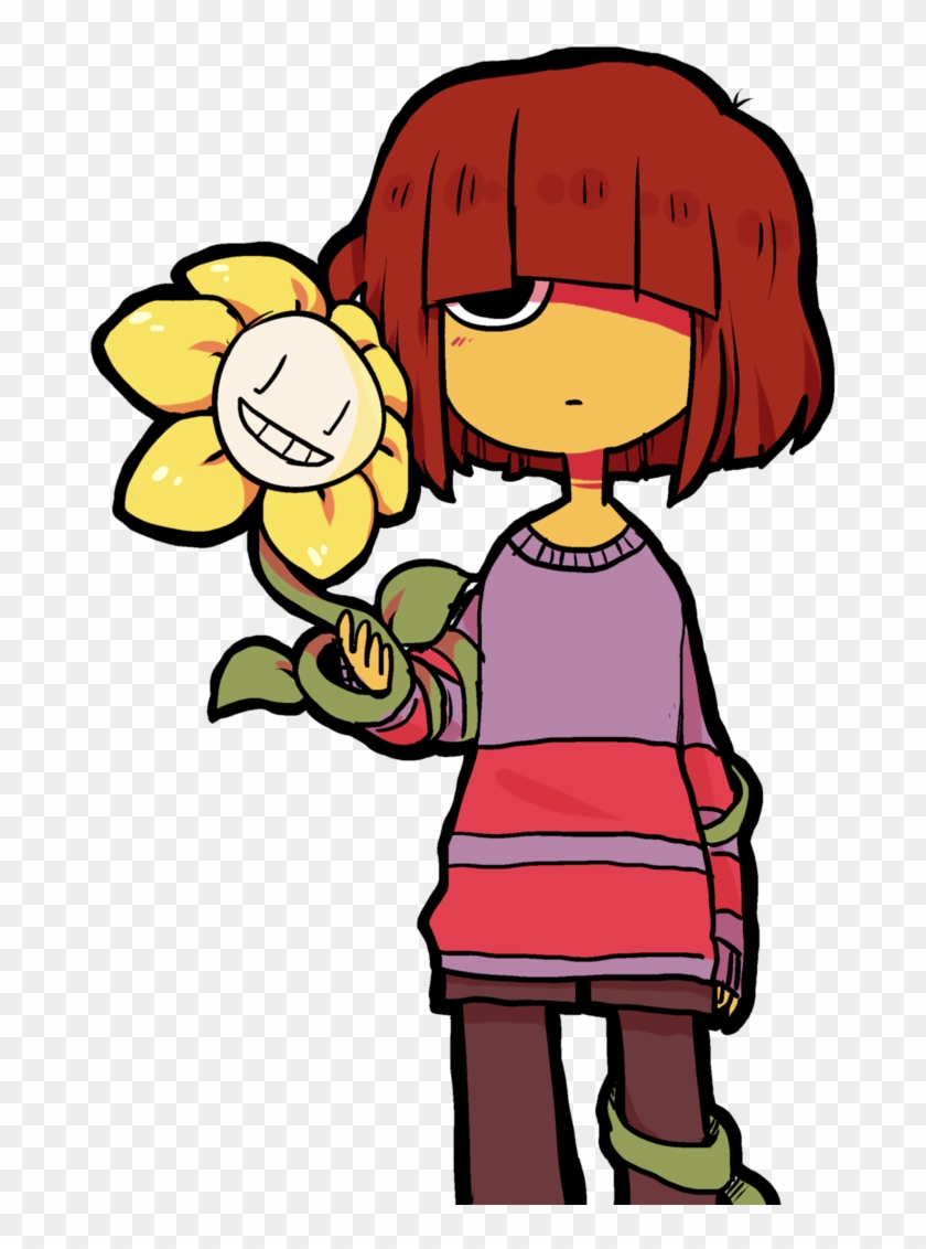 Frisk And Flowey - Frisk Png #763510