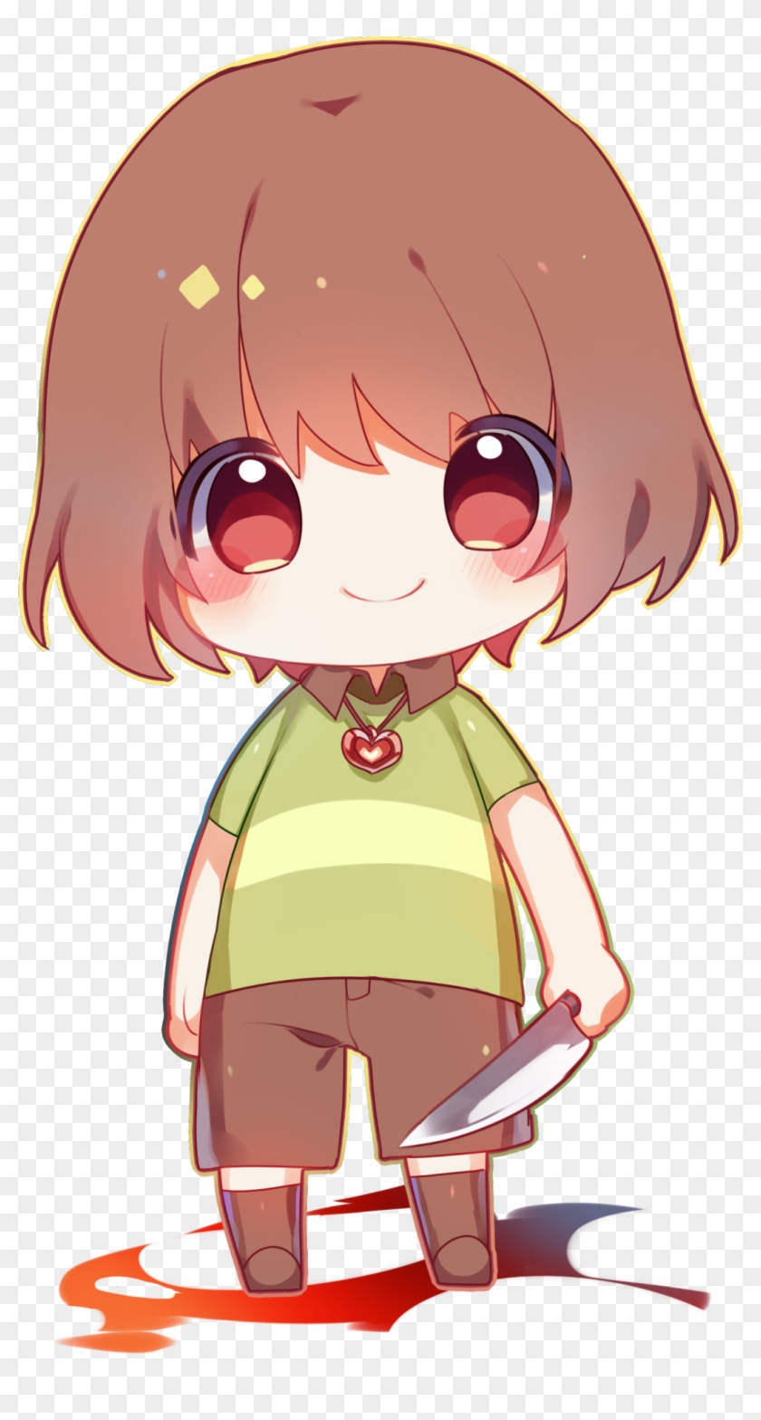 Персонажи,frisk - Chara Chibi Undertale #763529