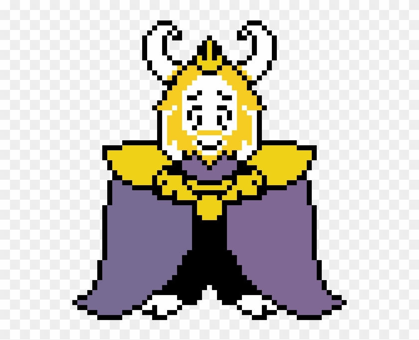 Asgore Sprite/pixel Art By Germanlunarprincess On Deviantart - Undertale Toriel And Asgore #763539