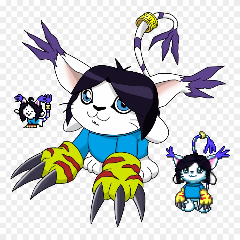 Digimon X Undertale - Digimon Gatomon #763541