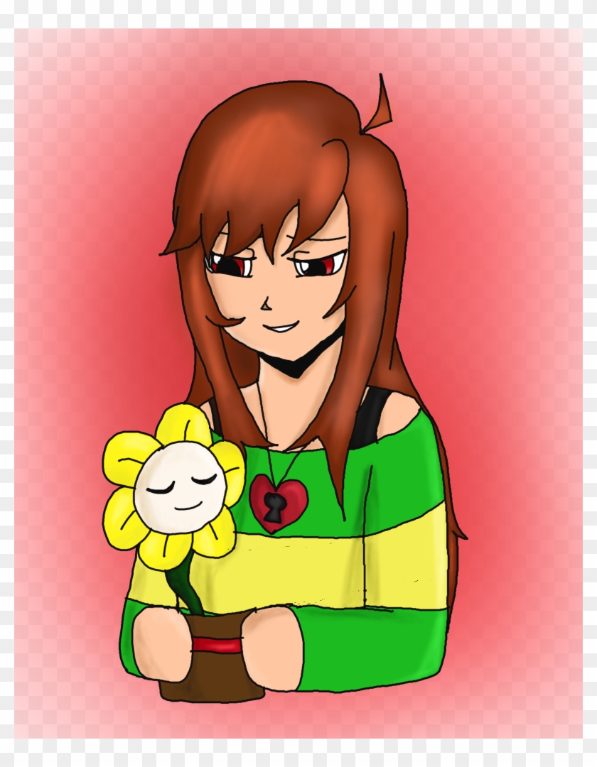 Hd Quality Wallpaper - Undertale Chara X Flowey #763558