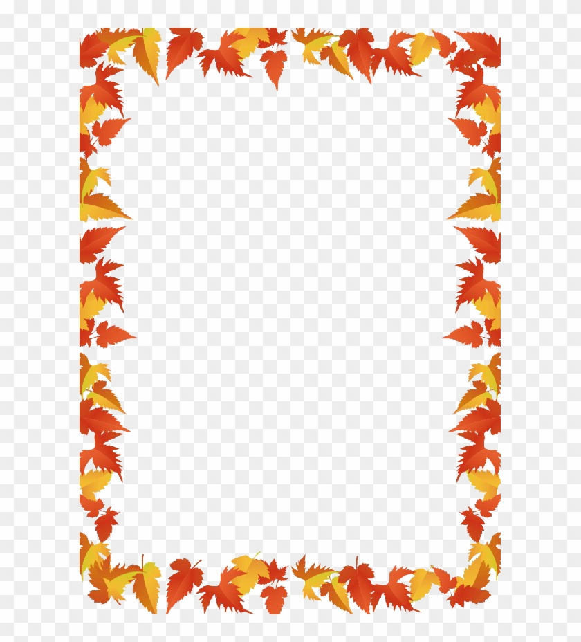 Maple Leaf Clip Art - Red Floral Background Frame #763578
