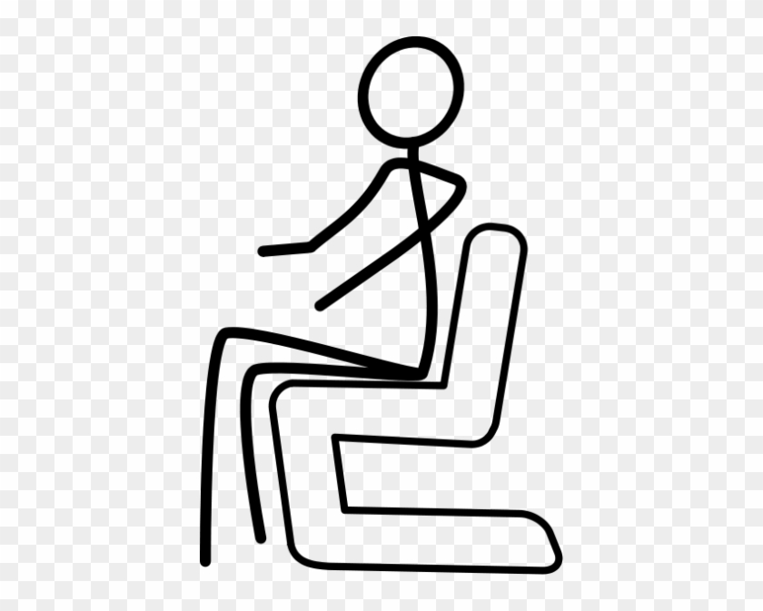 Stick Figure Art Free Download Clip On Cliparts - Draw A Stick Figure Sitting Down #763613