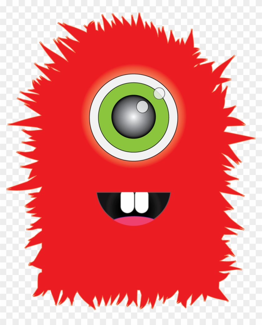 Monster - Monster Clipart Png Red #763634