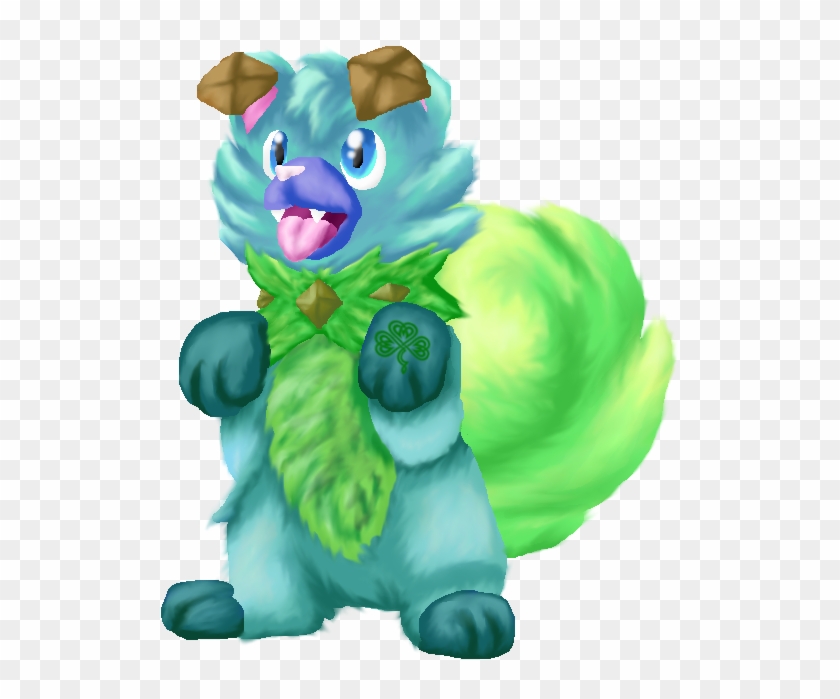 Shamrock The Lucky Rockruff By Chara-kohai - Cartoon #763645